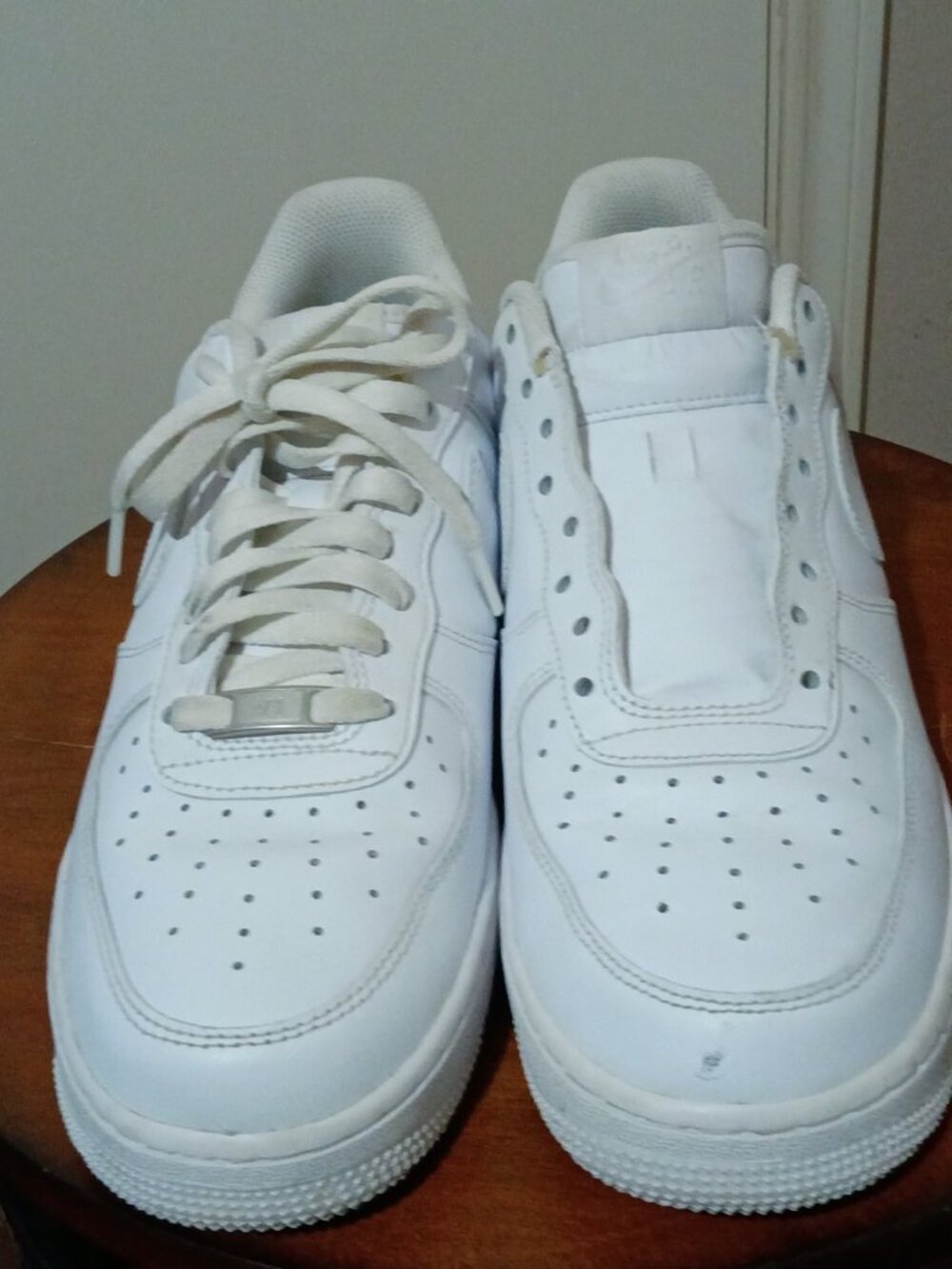 Nike Air Force 1 '07 Low Mens Size 10 White Athletic Shoes Sneakers CW2288-111 - Picture 5 of 14